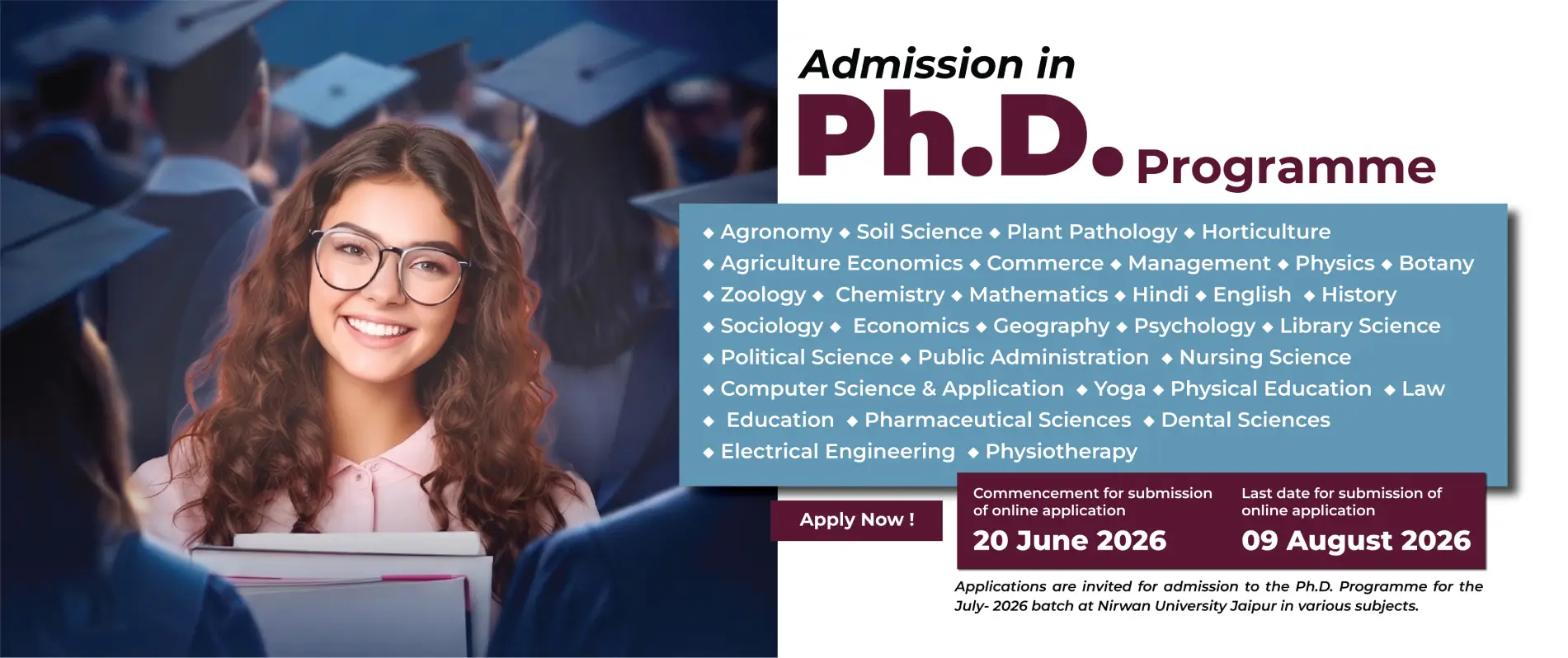 Ph.D Admission 2026-2027