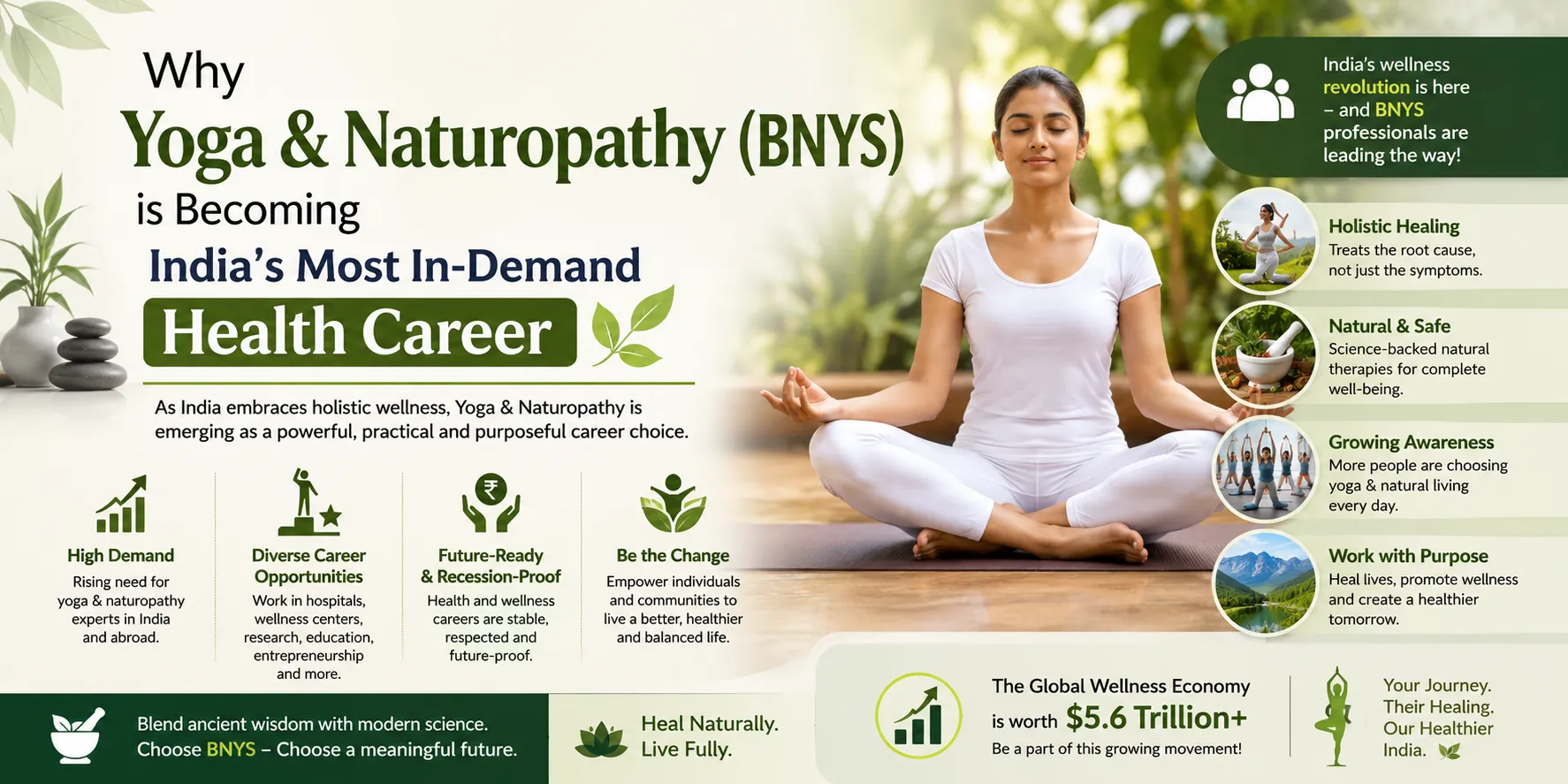 Why Yoga & Naturopathy (BNYS) is Becoming India’s Most In-Demand Health Career